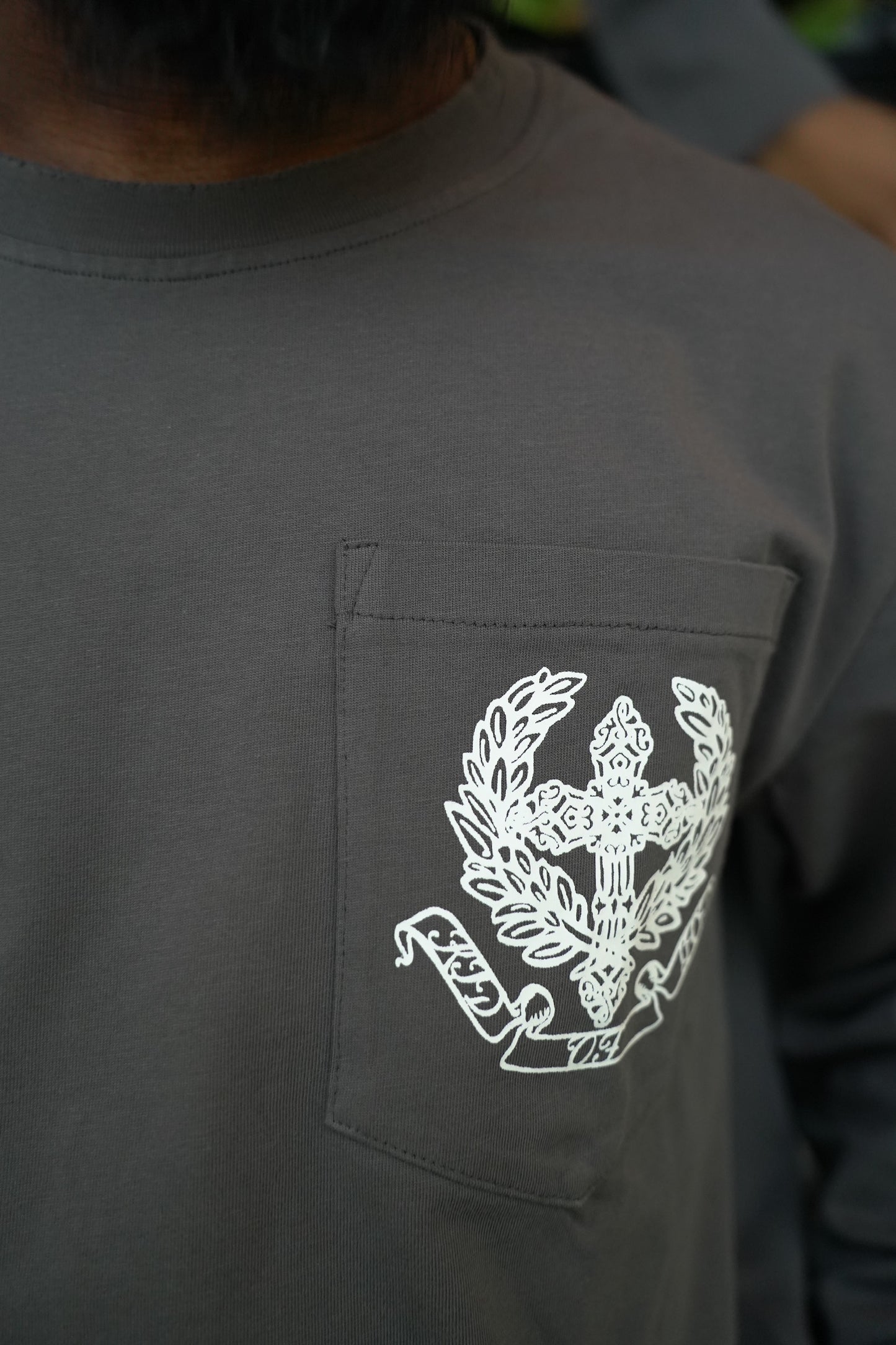 The Corinthians Longsleeve — Stone Grey