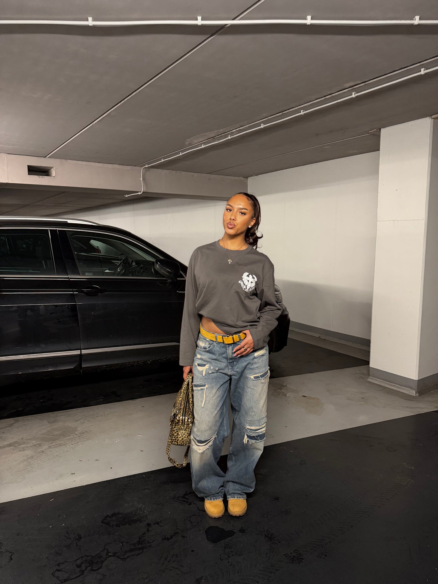 The Corinthians Longsleeve — Stone Grey