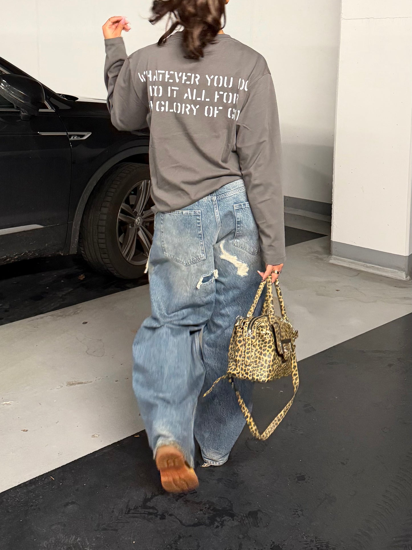 The Corinthians Longsleeve — Stone Grey