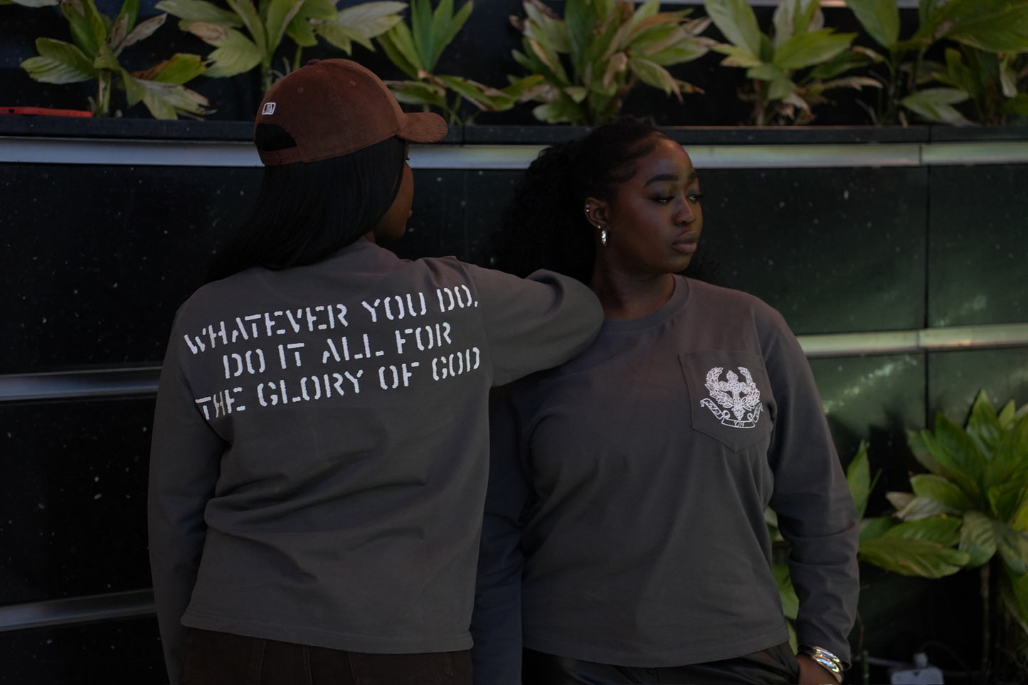 The Corinthians Longsleeve — Stone Grey